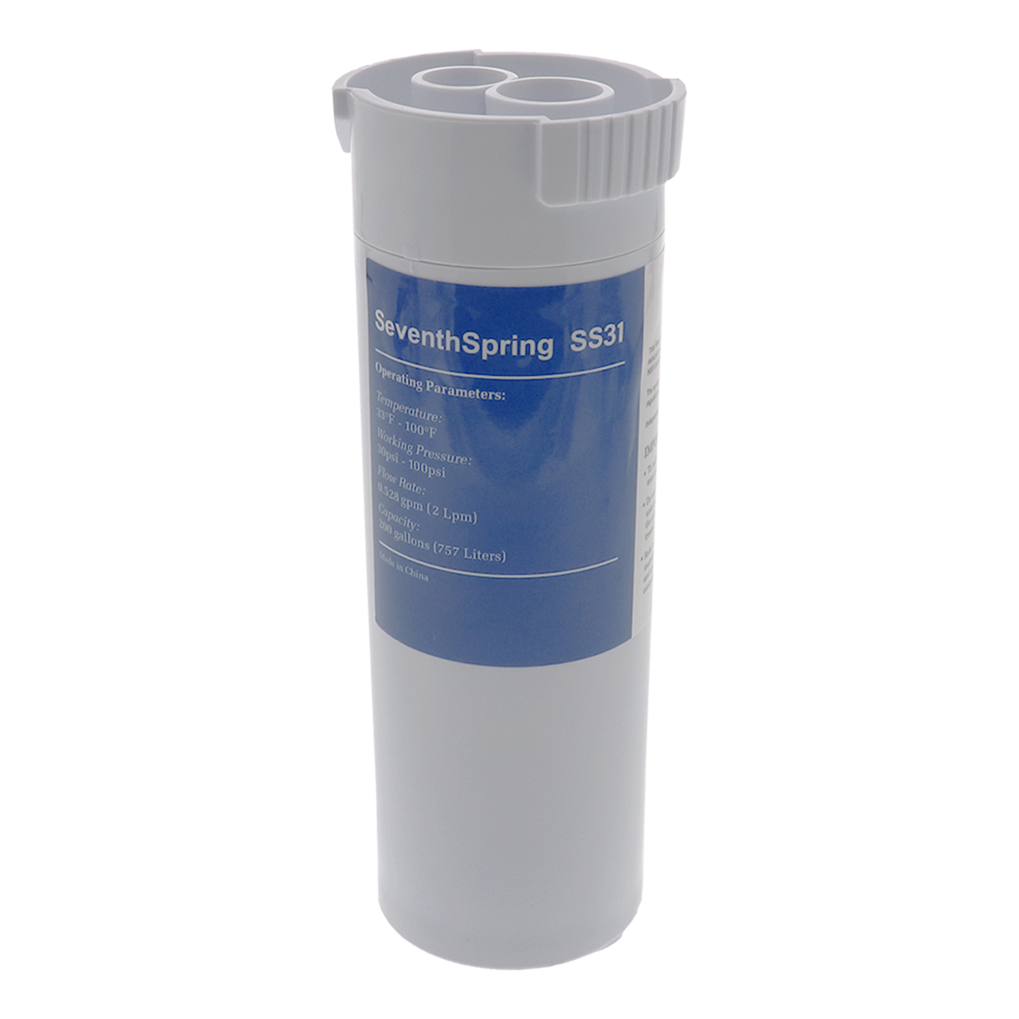 ERP Replacement Refrigerator Water Filter for GE — Reduces Chlorine, Lead, and Sediment, Model# XWFE